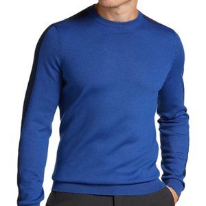 NEW ~ Awearness Kenneth Cole AWEAR-TECH Blue Crew Neck Sweater Slim Fit XXL